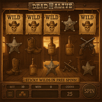 Malina - Dead or Alive Slot Game - NetEnt Wild West Slot
